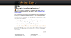 Desktop Screenshot of anchorspin.com